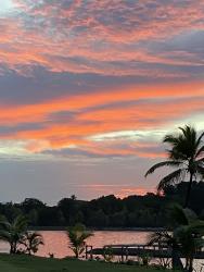 Vibrant tropical forest meets sandy beachfront lot Palenque Colón Panama