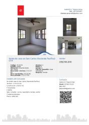 Open plan living and kitchen with tile floors, fan and large windows in Hacienda Pacifica Panama