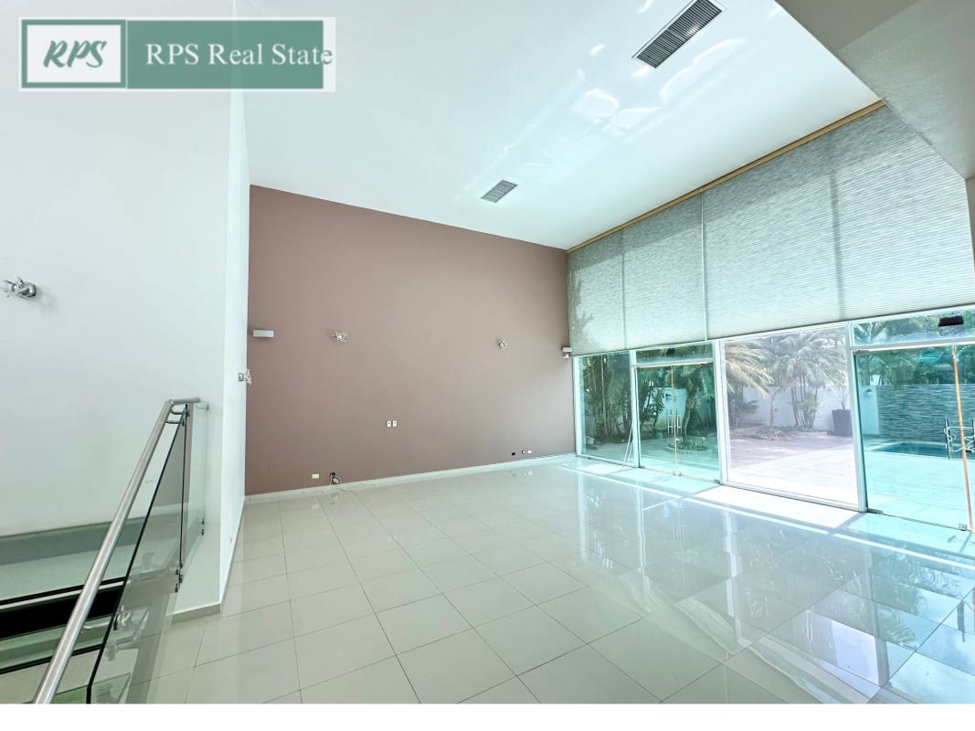 Large terrace with pool views in luxury house PH Costa Esmeralda Costa Sur Panama