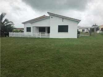 Mediterranean home with landscaping in gated community Hacienda Pacifica Panama