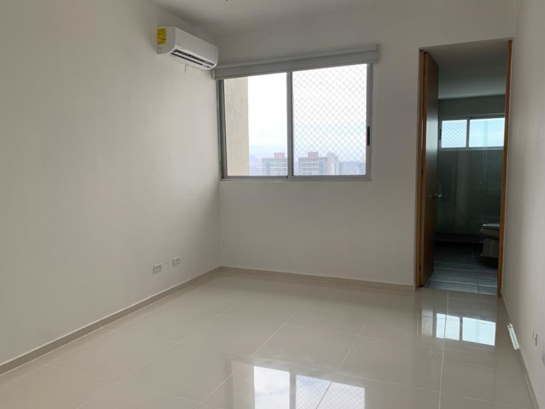 Luxury bathroom with ocean-view bathtub, floor-to-ceiling windows, minimalist design PH Altamar Costa del Este