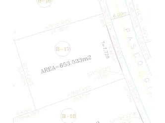 Site plan of Lot B-17 San Marino Ocean Front Portobelo Panama 653m2 ocean access