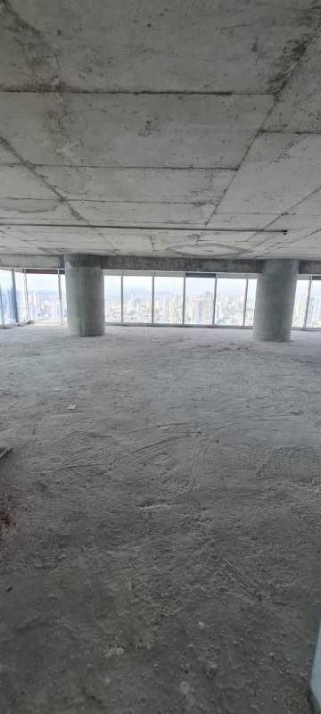 Grey box commercial space with panoramic windows and skyline views PH Oceania Business Plaza Panama City