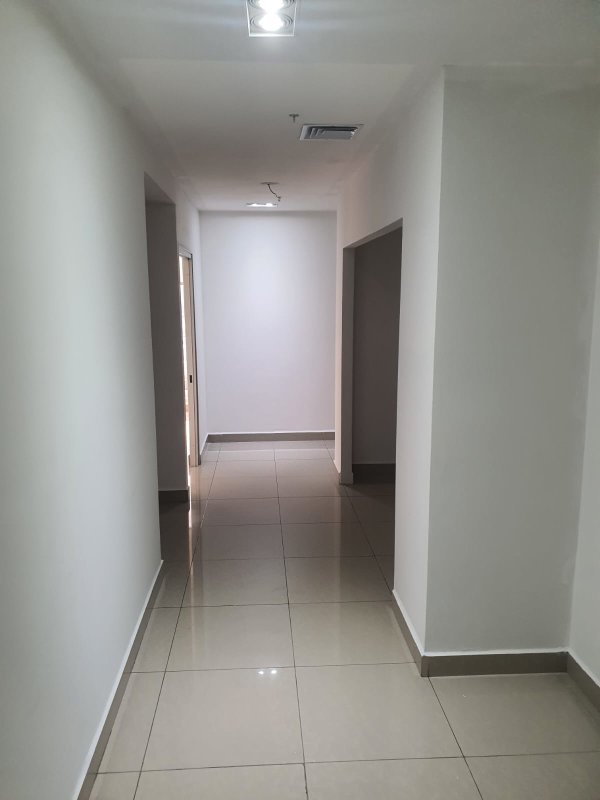 Private glass-partitioned meeting room in commercial office tower PH BOC Avenida Balboa Panama