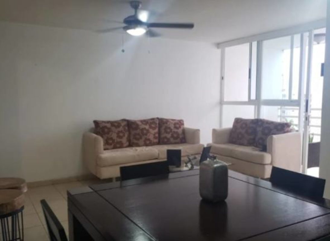Living room with balcony access, tiles, bright space PH RIM Tower Panama City