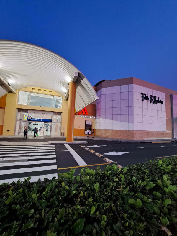 Retail frontage and floorspace inside Albrook Mall Panama city commercial center