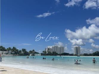 Spacious bedroom with air conditioning, closet, balcony view in Playa Blanca Panama
