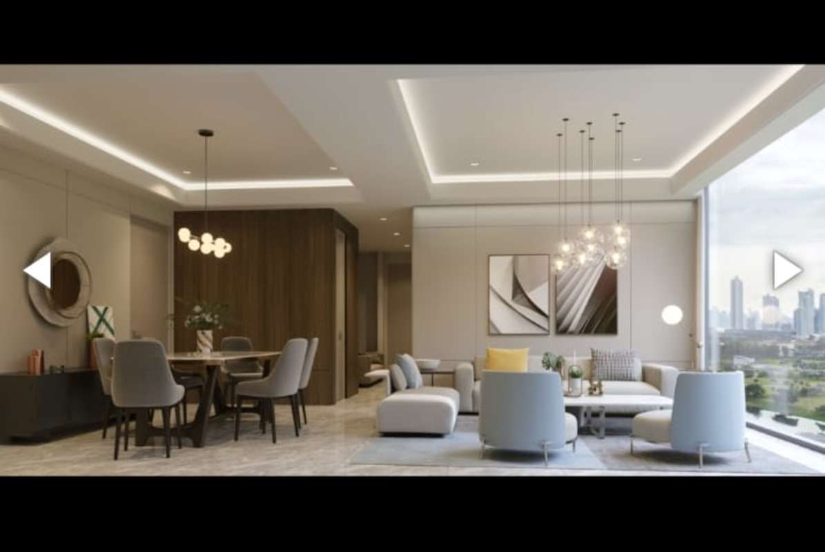 Italian designed kitchen with gas cooktop, marble counters and cabinetry at The Ivy in Santa María Panama City