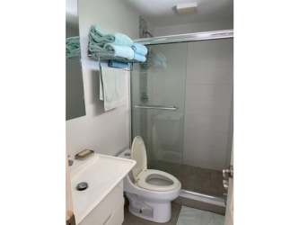 Modern living space with tile floors and terrace view Kite Village Punta Chame Panama