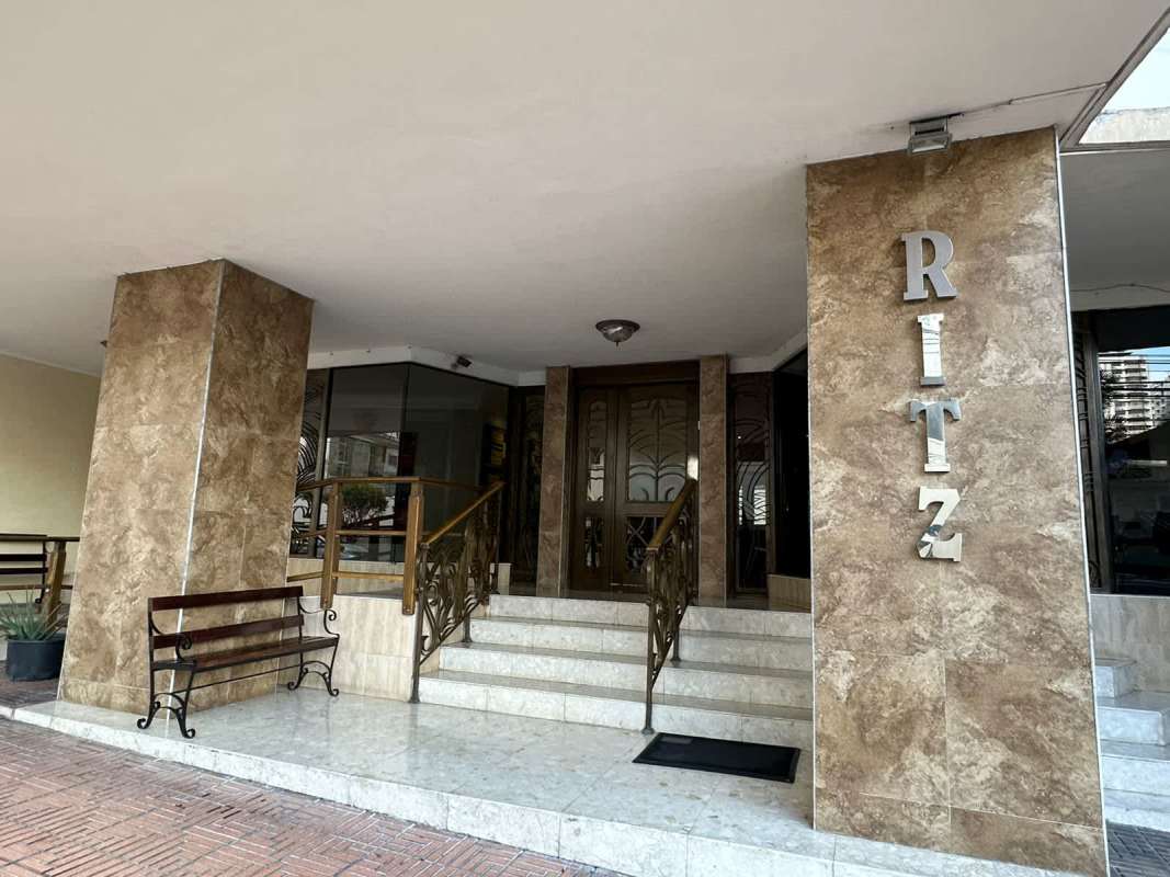 Luxury living room with marble floors and chandeliers Punta Paitilla PH Ritz