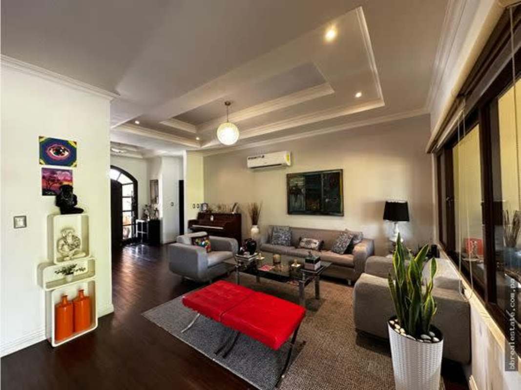 Luxury bathroom with bathtub, glass shower and marble finishes in Sunset Coast Costa Sur Panama