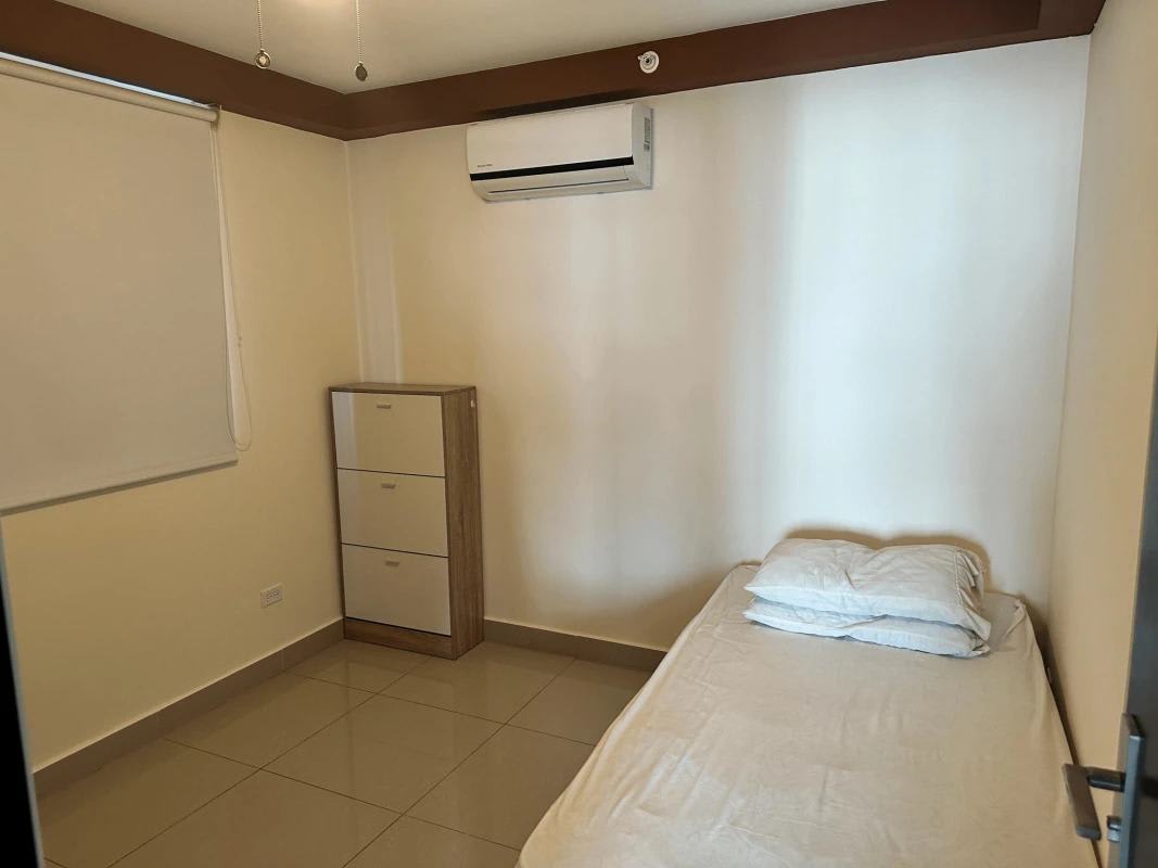 Balcony overlooking Panama City skyline in PH Coral Towers