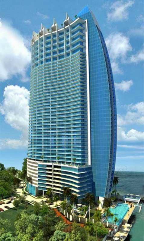 Modern Grand Tower luxury waterfront condo Punta Pacífica skyline Panama City