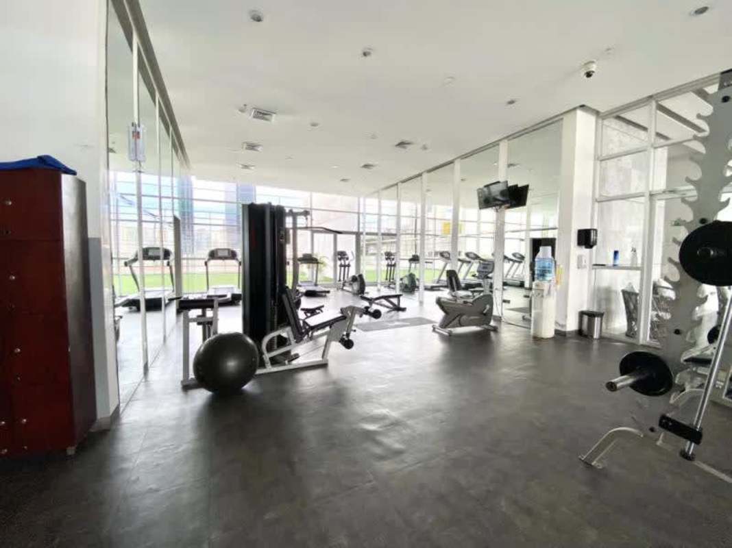 Infinity pool area with city and ocean views PH Waters Panama