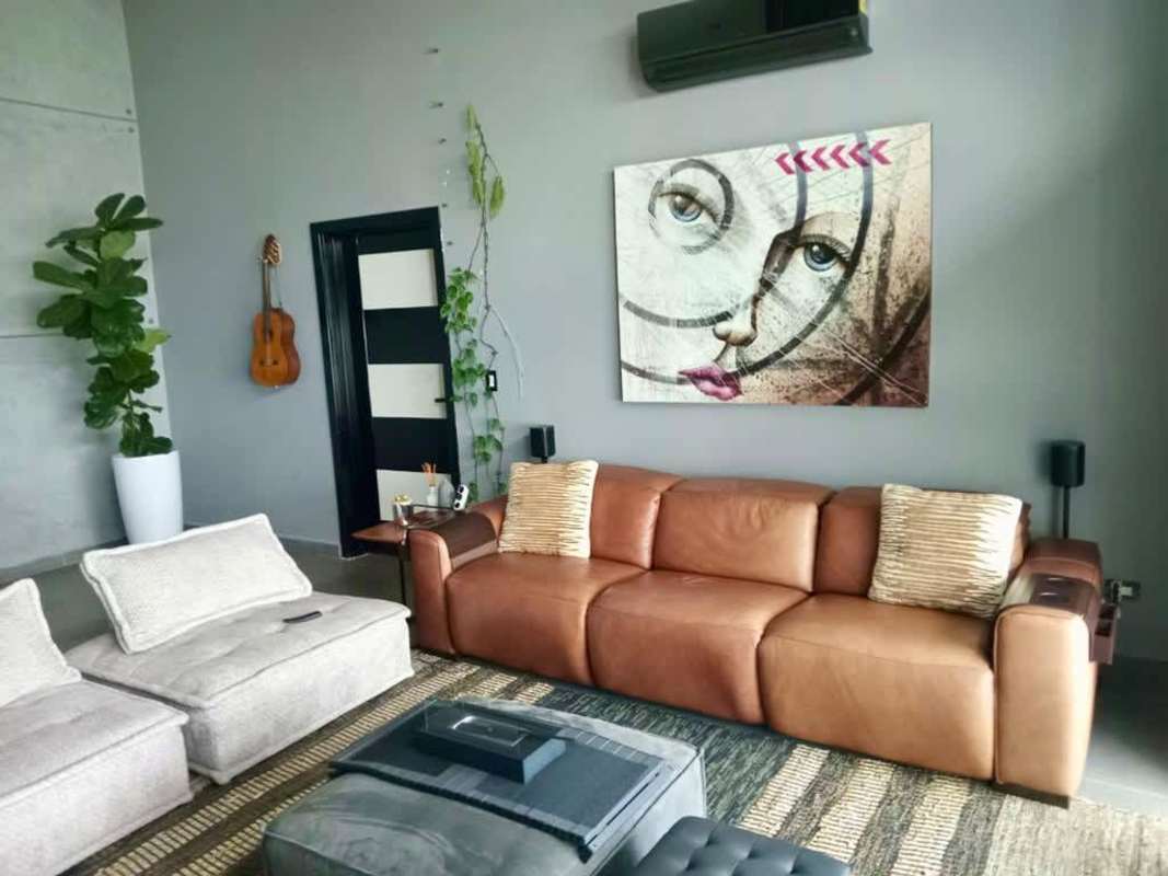 Open floor penthouse with marble floors and double height ceilings PH Coco del Mar Panama