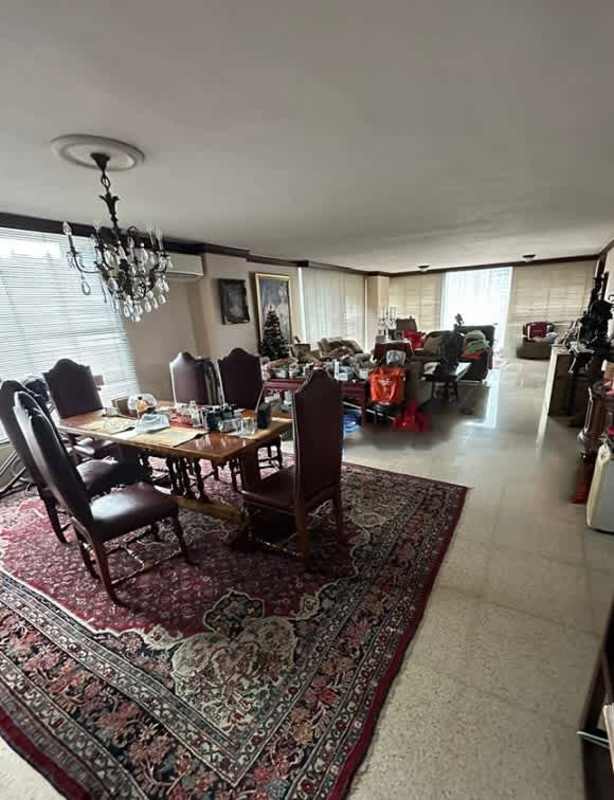 Spacious traditional living dining area with tile floors in PH Las Torres La Cresta Bella Vista Panama City