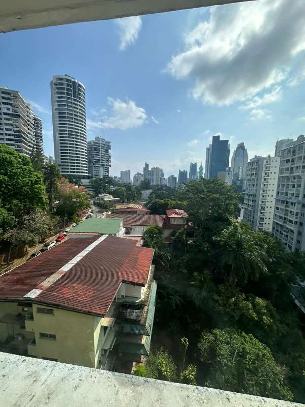 Contemporary cityscape view from PH Las Torres Bella Vista Panama