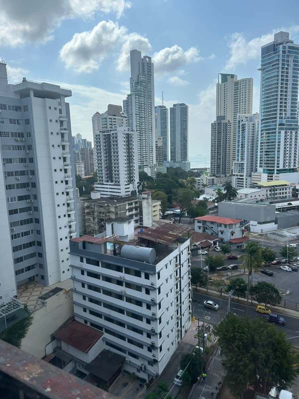 Bathroom with walk-in shower tile walls PH Las Torres Bella Vista Panama