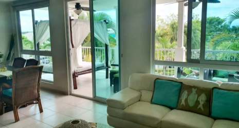 Open plan living dining with tropical garden views PH Rodman Bijao