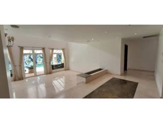 Spacious gourmet kitchen granite countertops wooden cabinets golf villa Panama