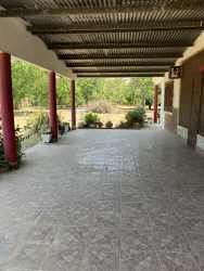 Expansive green lawn areas on country estate Panama