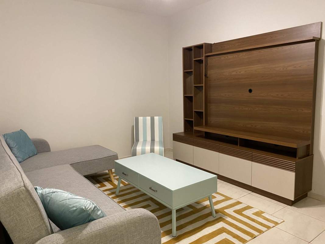 Contemporary dining room with window view in Don Bosco Mediterráneo house