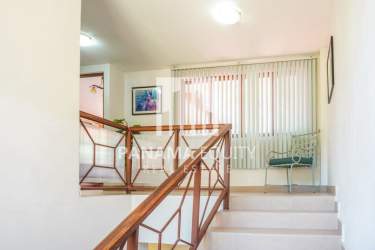 Master bedroom with large windows and terrace access Altos del María Panama