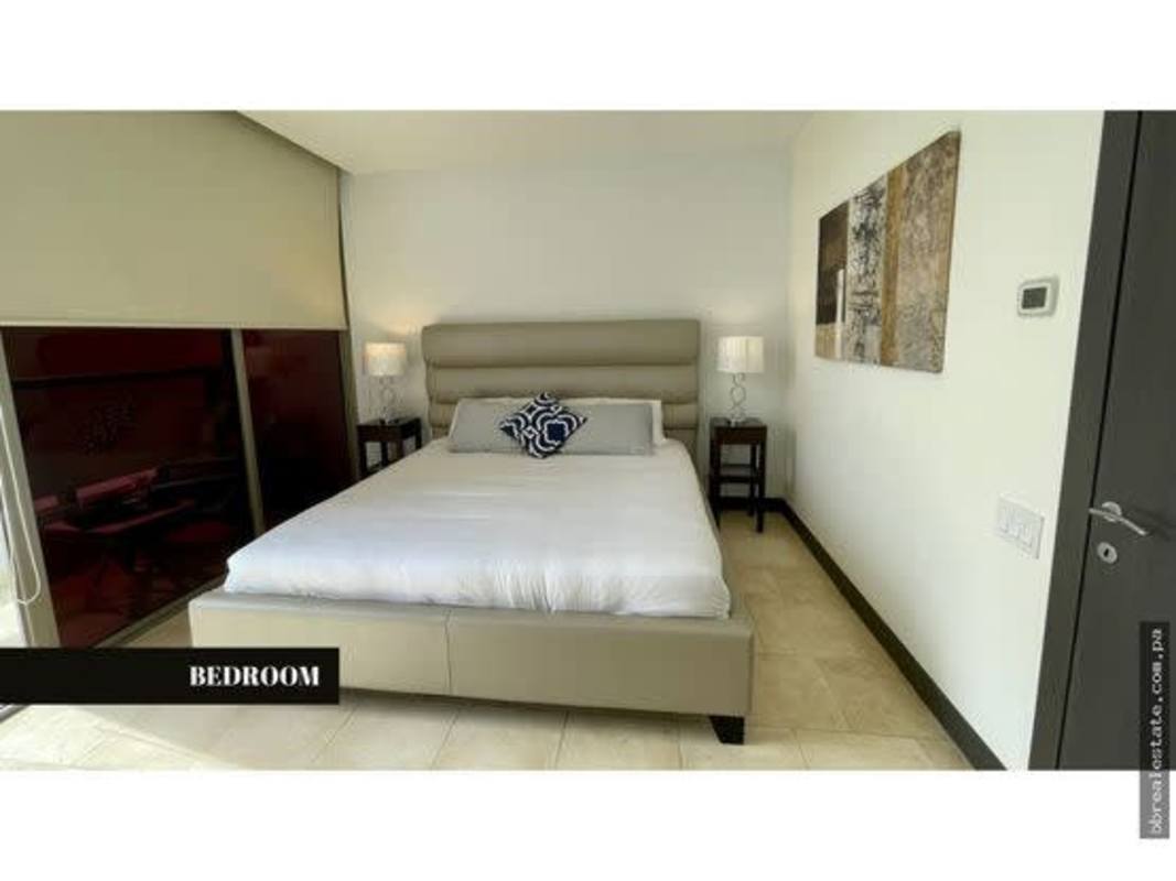 Modern kitchen featuring granite countertops, stainless steel appliances at PH The Ocean Club Punta Pacifica