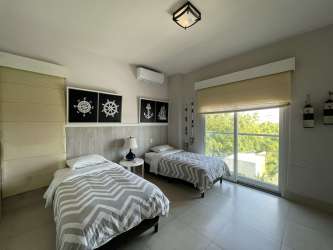 Luxury beachfront infinity pool Casamar Marina Azul Resort Panama with ocean view