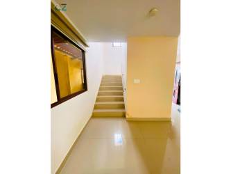 Staircase with natural light and neutral tones Senderos de Bambú Nuevo Arraiján Panama