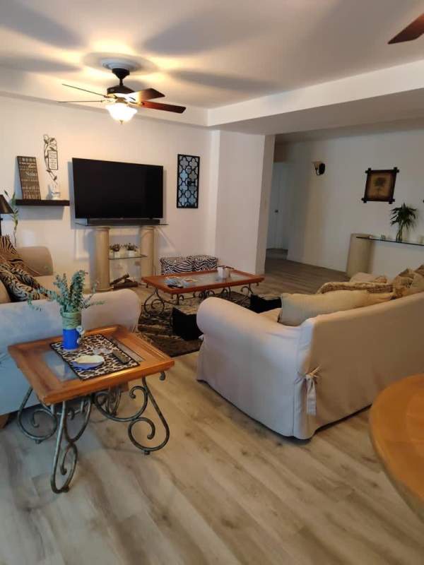 Remodeled kitchen with granite countertops and modern cabinets in PH Clayton Tower Clayton Panama