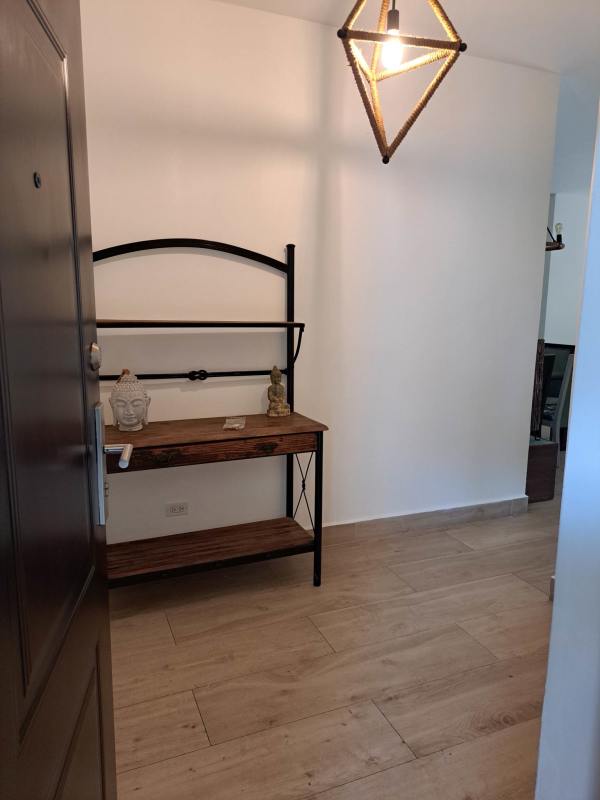 Contemporary bathroom with glass shower, granite vanity and modern fixtures in PH Albrook Park Panama