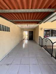 Spacious patio and terrace with tiled floor at Brisas de Arraiján house Panama