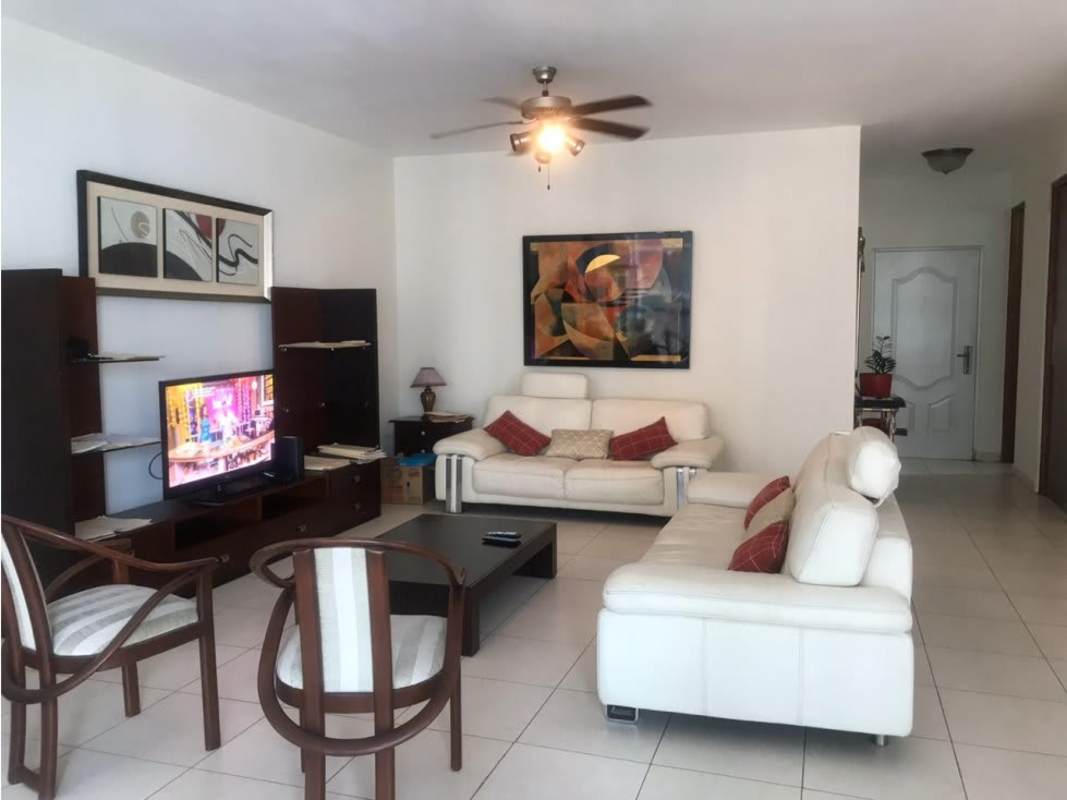 Elegant furnished living area with AC in PH Bellavita Park panama city