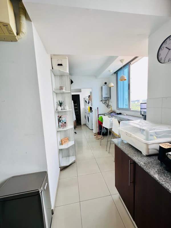 Spacious social room for events with large windows Vision Tower Panama