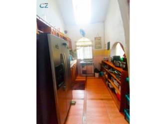 Covered patio with barbecue rustic style outdoor Coclé Panama estate