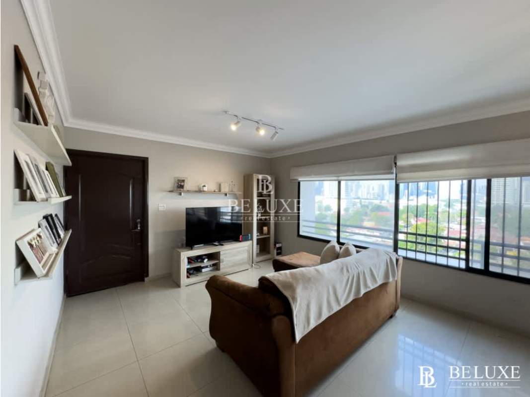 Wide living dining area in apartment for sale at PH Country Park Panama City