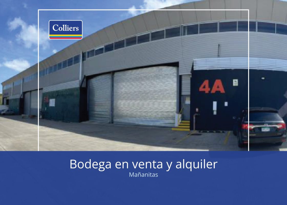 Warehouse for sale in Panama City with elevated truck access ramp and secure loading area