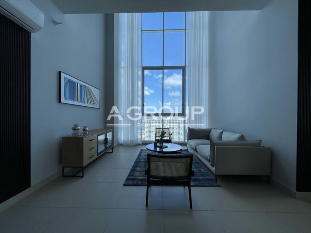 Modern kitchen with granite island countertops stainless appliances in PH Country Club Costa del Este Panama