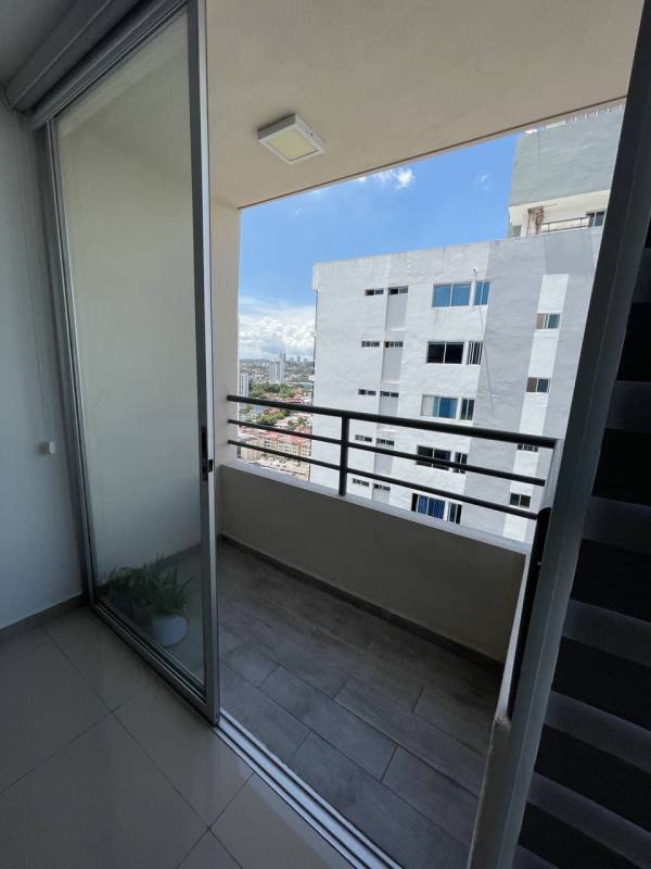 High-rise PH Sky Park tower viewed from apartment balcony Carrasquilla Panama