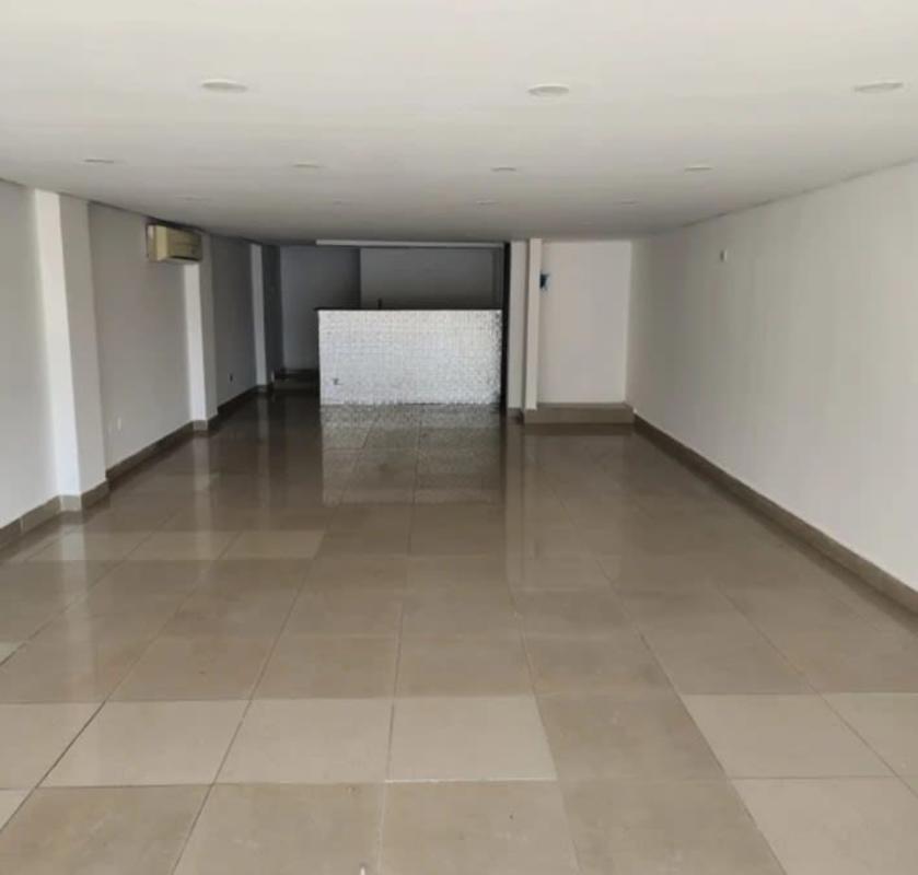 Bright hallway with glass partitions tiled floors PH Toscana Panama City
