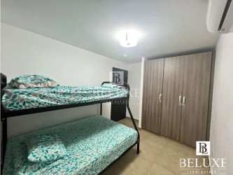 Bedroom with balcony, air conditioning, window blinds, and light décor PH Paraíso Village Coronado Panama