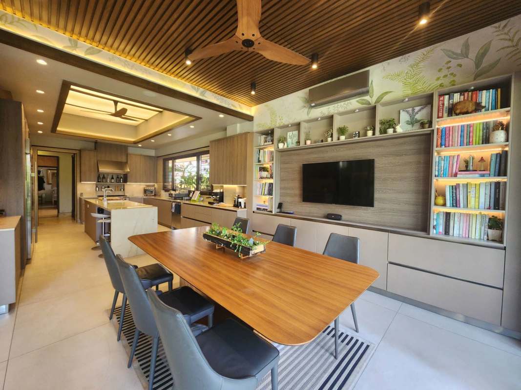 Dedicated luxury home gym with equipment inside a mansion Costa del Este Panama