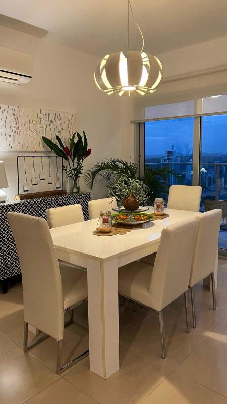 Infinity pool facing the Pacific Ocean at PH Waters on the Bay Avenida Balboa Panama City Panama