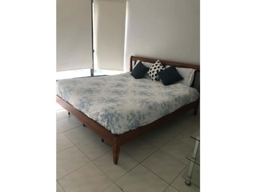 Bedroom with large windows, ocean view and AC in PH Coral Reef Marbella Panama