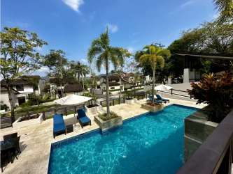 Nursery bedroom with natural light, crib, soft tones in PH Nativa residential home Panama