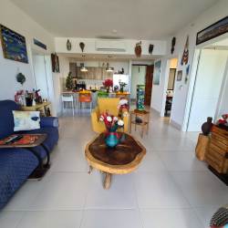 Modern furnished master bedroom terrace ocean view beach rental Punta Caelo San Carlos Panama