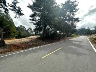 Developable land corner parcel with forest and mountain backdrop Paso Ancho Volcán Panama