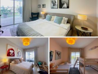 Spacious three bedroom design with bright natural light and modern finishes at Puntarena Buenaventura Panama