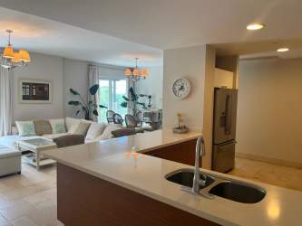 Fully equipped modern kitchen luxury apartment Puntarena Buenaventura Panama